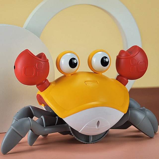 Caranguejo Criativo com Sensor de Obstáculos, Música e Luzes + Brinde