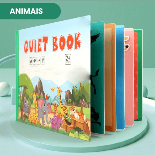 Livro Interativo Montessori Educação Infantil QuietBook