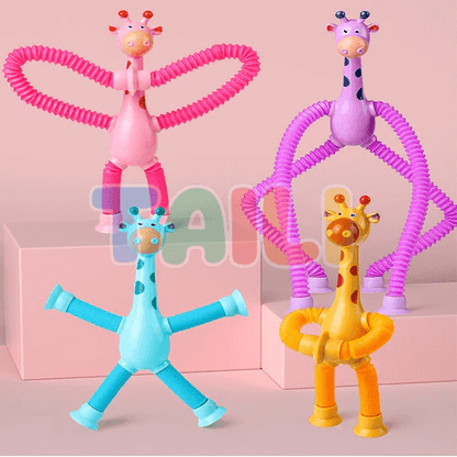 Girafas Divertidas Articulada com Ventosa (Kit 4 )