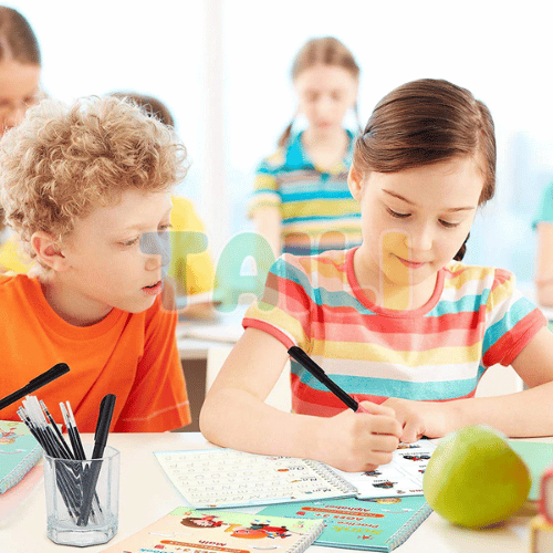 KIT com 4 Cadernos de Caligrafia Mágicos + Brinde Exclusivo