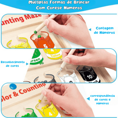 WonderMaze - Brinquedo Labirinto Magnético Montessori