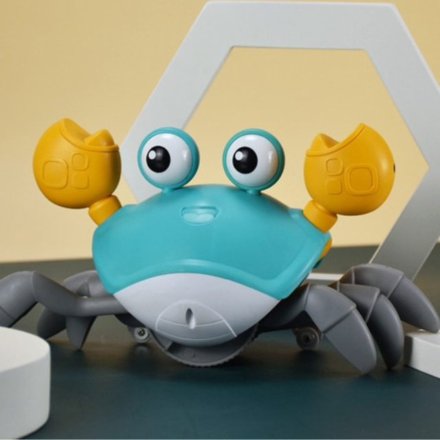 Caranguejo Criativo com Sensor de Obstáculos, Música e Luzes + Brinde