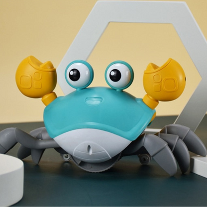 Caranguejo Criativo com Sensor de Obstáculos, Música e Luzes + Brinde