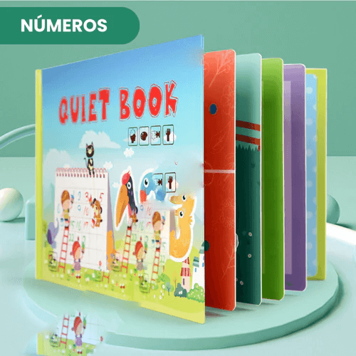 Livro Interativo Montessori Educação Infantil QuietBook