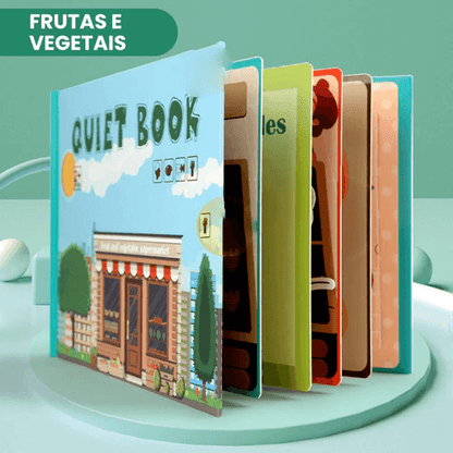 Livro Interativo Montessori Educação Infantil QuietBook