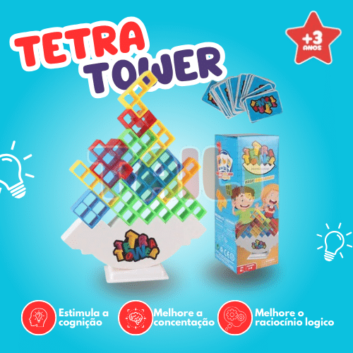 Tetra Tower - Jogos de Tetris em Equipe para Crianças e Adultos