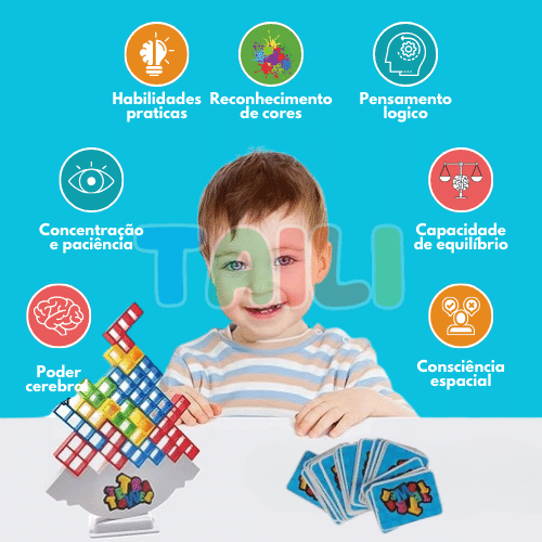 Tetra Tower - Jogos de Tetris em Equipe para Crianças e Adultos