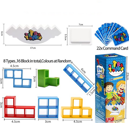 Tetra Tower - Jogos de Tetris em Equipe para Crianças e Adultos