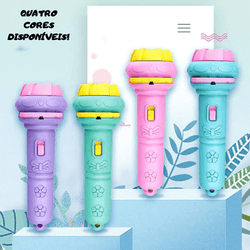 Lanterna Projetora De Brinquedo Com 24 Imagens/Animal Divertido